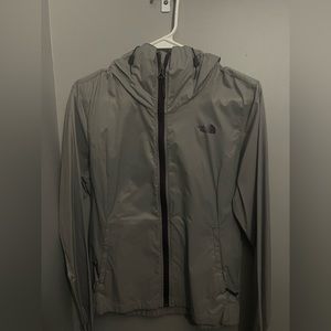 The North Face Light Grey Windbreaker Thin